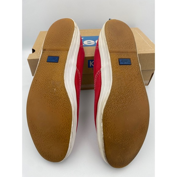 Keds Champion Red Canvas Sneakers Women's Size 9.5M Classic Casual Shoe Preowned - Picture 4 of 5